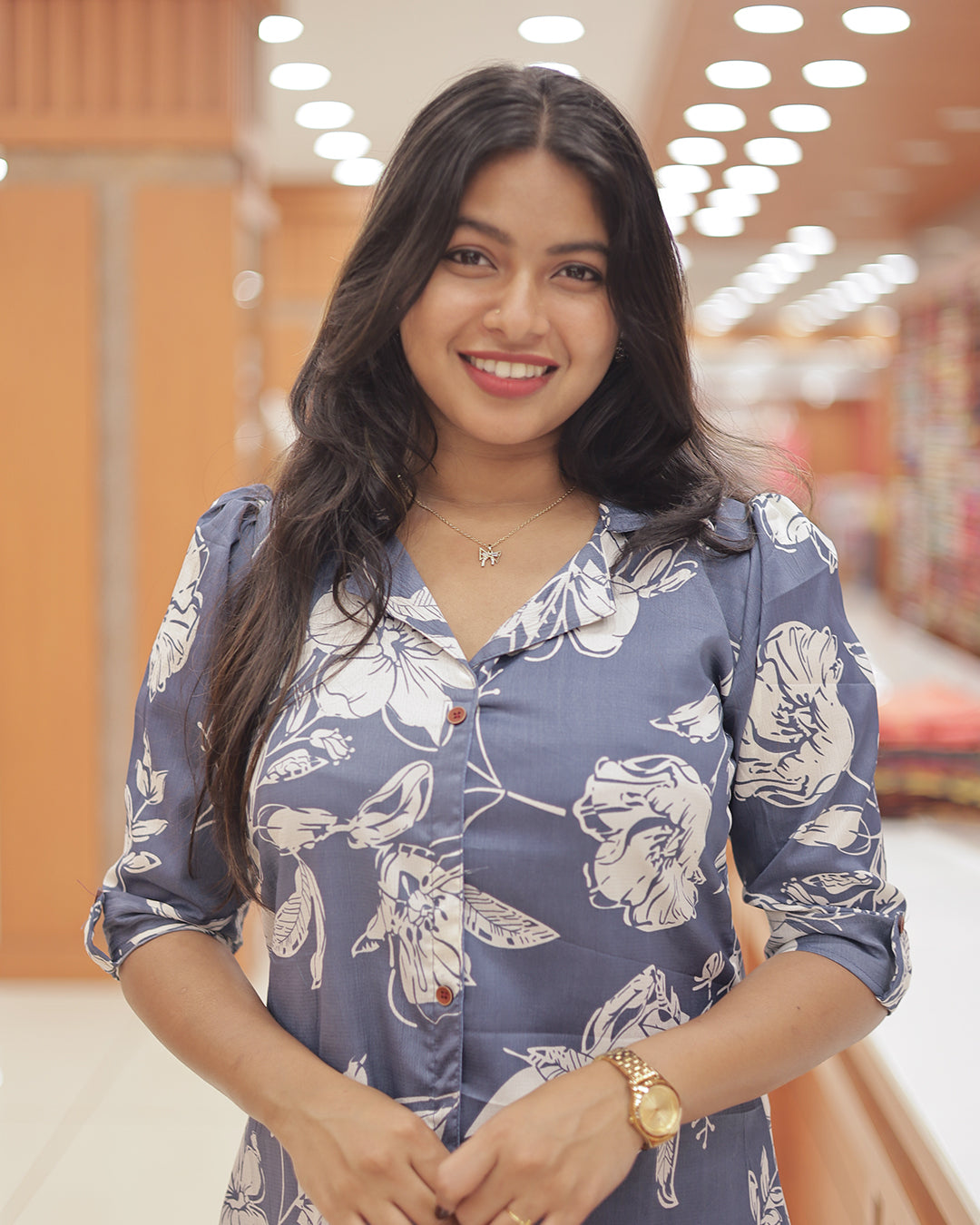 Women's Casual A-line kurti -R204