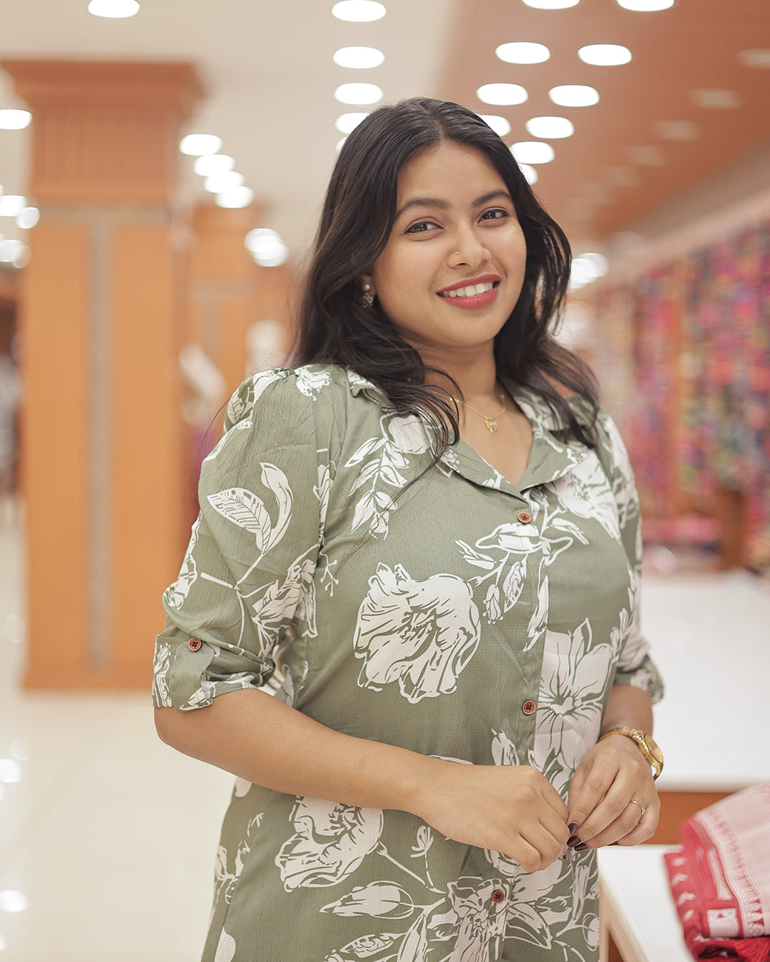 Women's Casual A-line kurti -R204