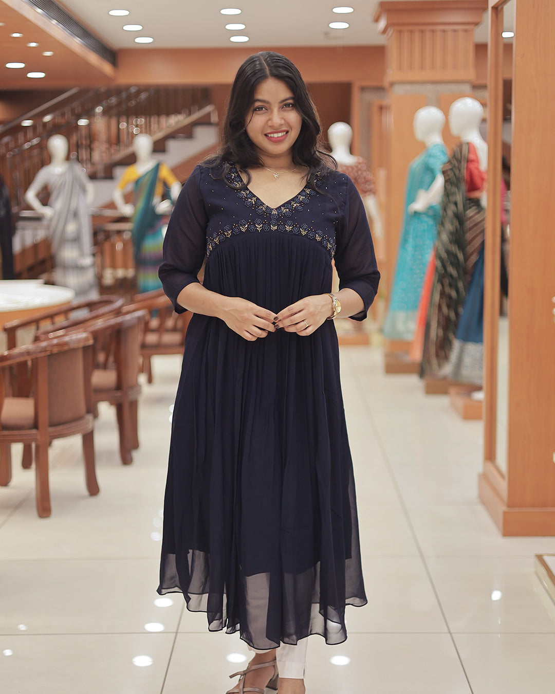 Women's Georgette Kurti -R205