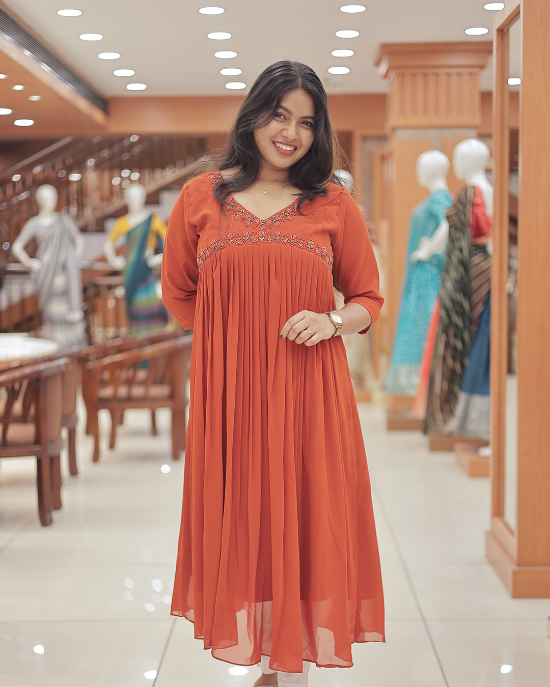Women's Georgette Kurti -R205