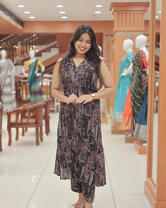 Women's Rayon Co-ord Set-R206