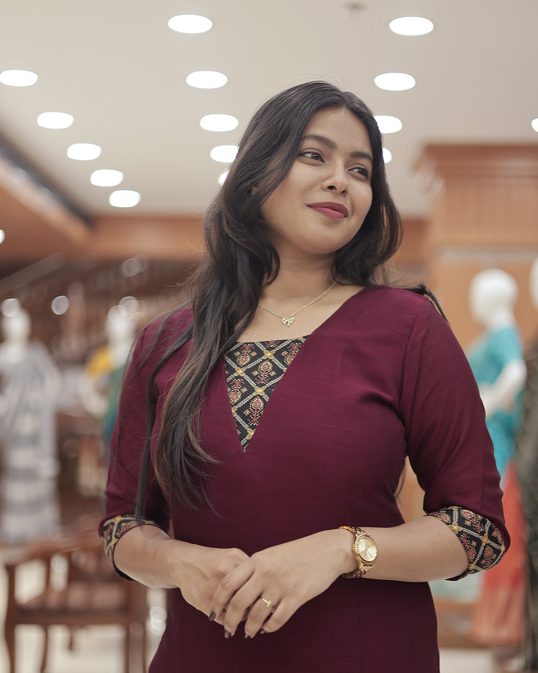Slitted Kurti for Women-R208