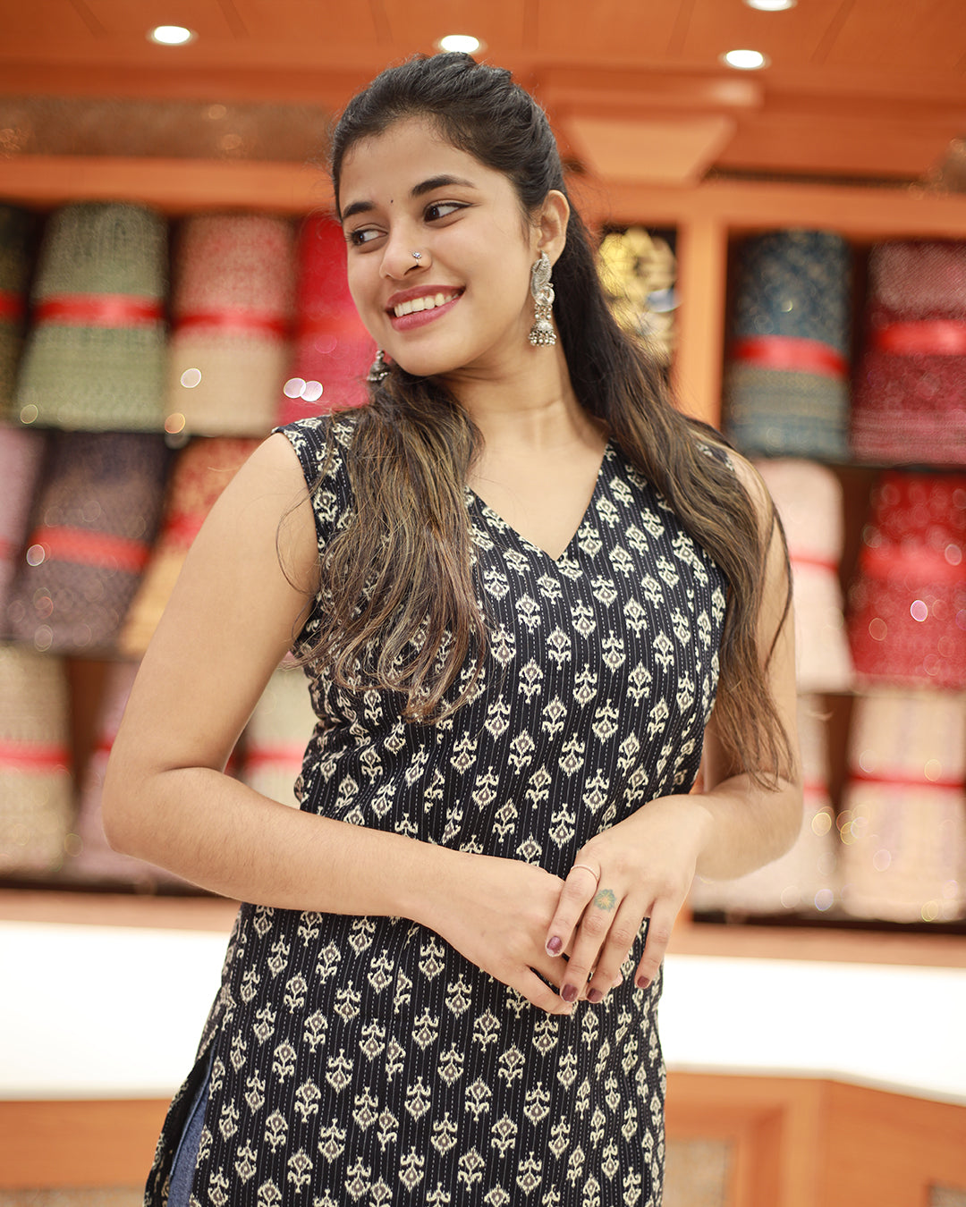 Women's Shot Kurthi- 1282