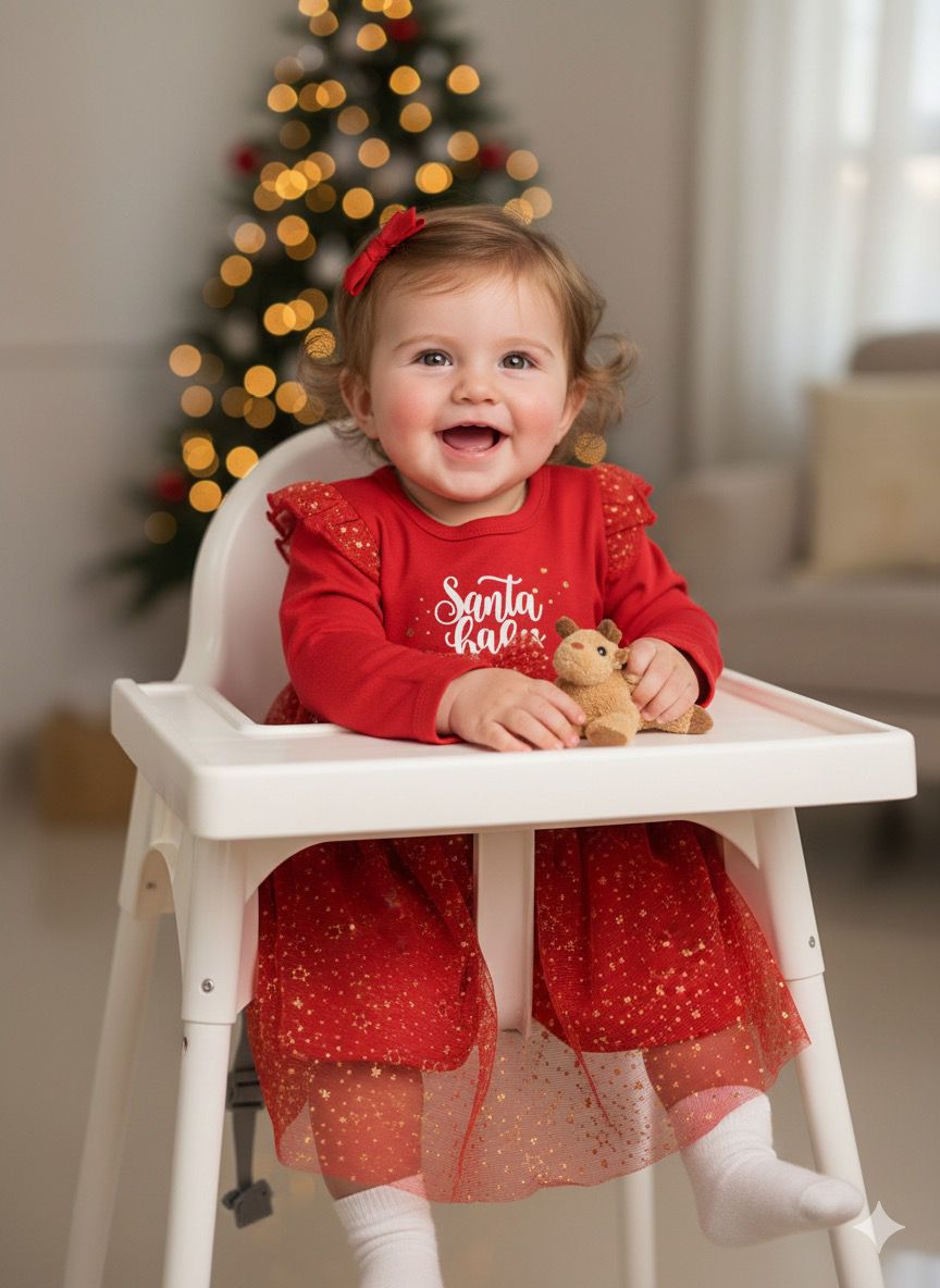 Christmas Celebration Santa Baby Dress - R534/2