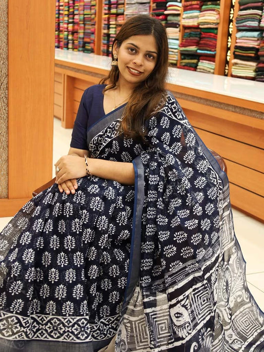 Batik Print Saree - S108