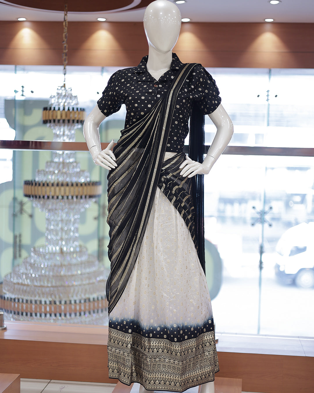 Onam Special Dhawani Set – Elegant & Ready to Wear -G322