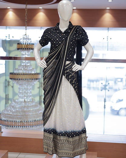 Onam Special Dhawani Set – Elegant & Ready to Wear -G322