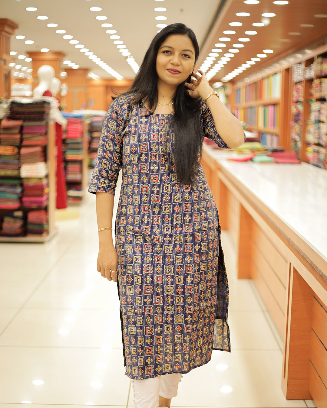 Women's Slited Kurthi- 1240