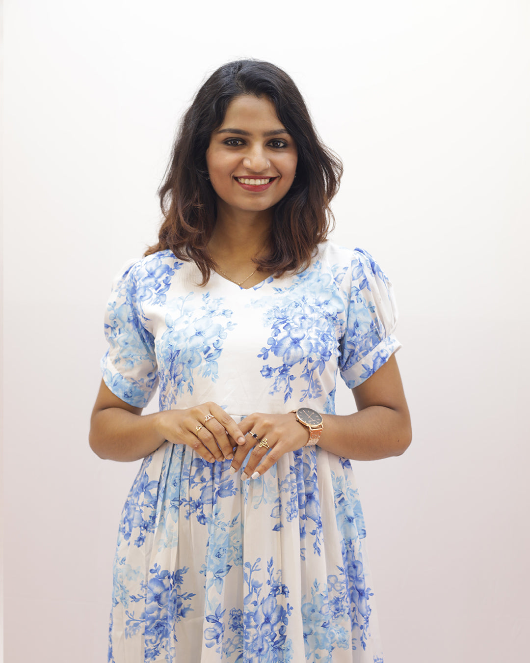 Women's printed Frock - 1481