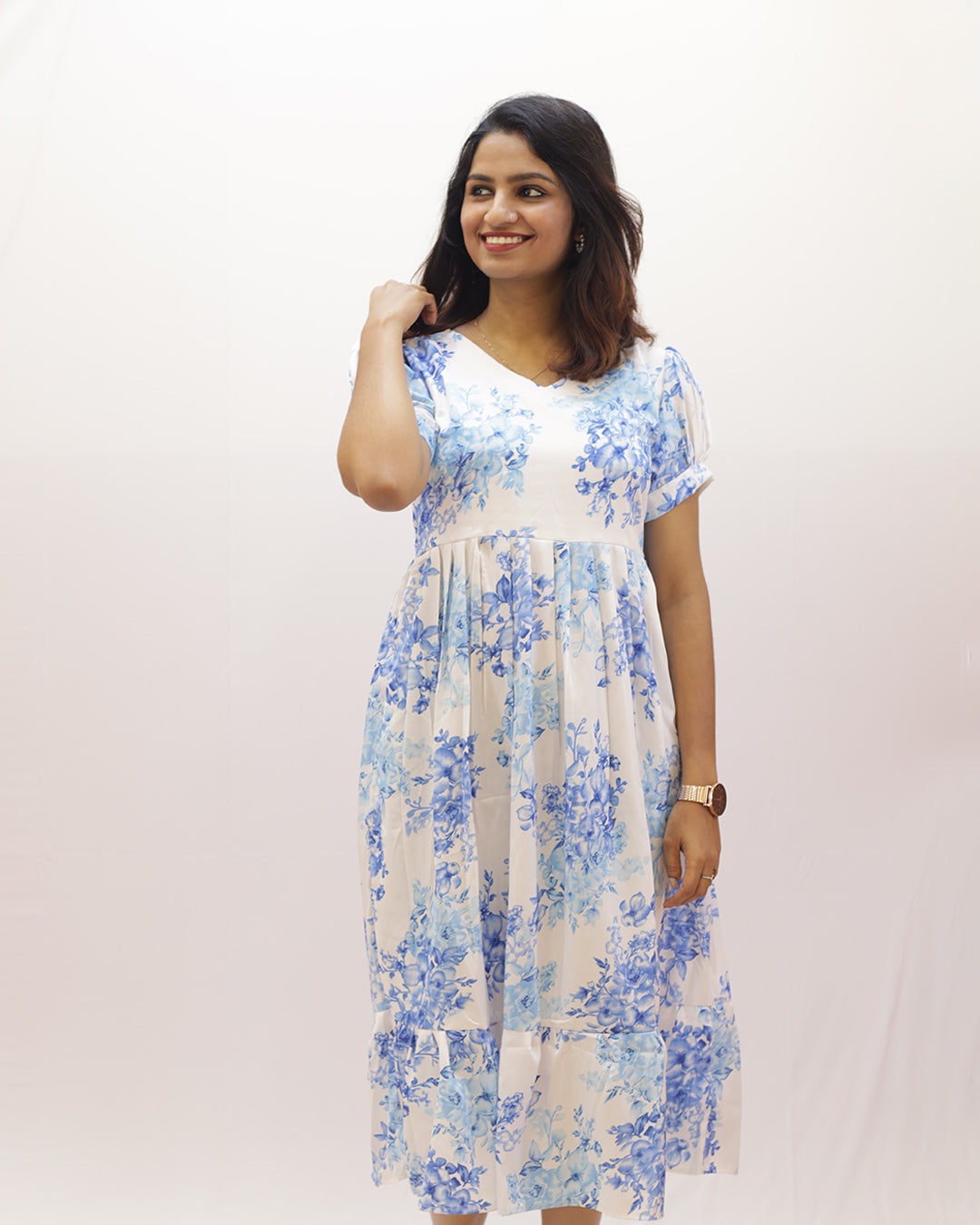 Women's printed Frock - 1481