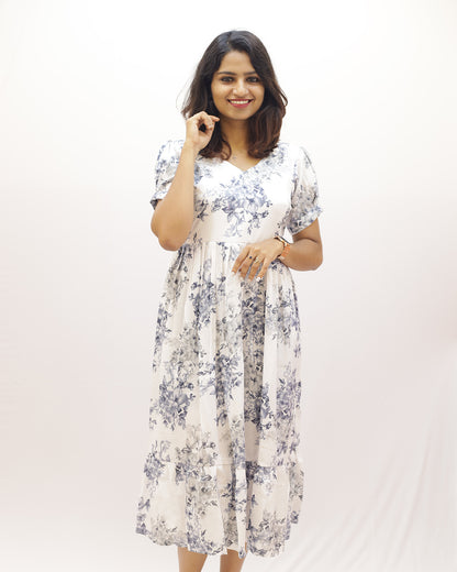 Women's printed Frock - 1481