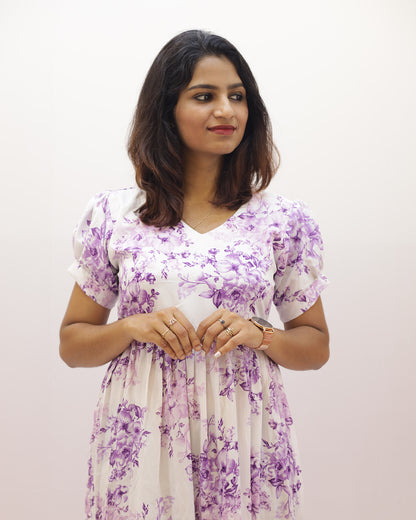 Women's printed Frock - 1481