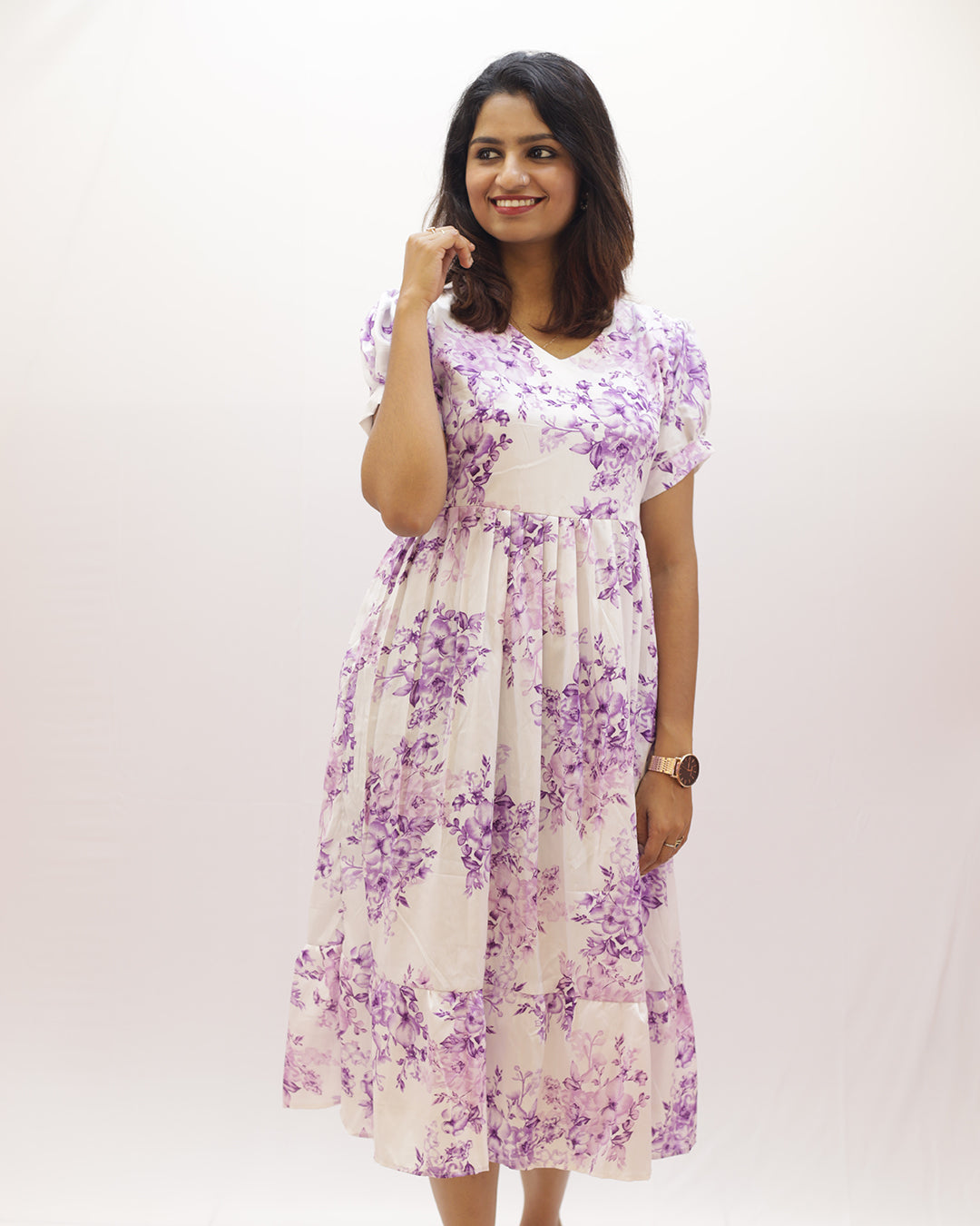 Women's printed Frock - 1481