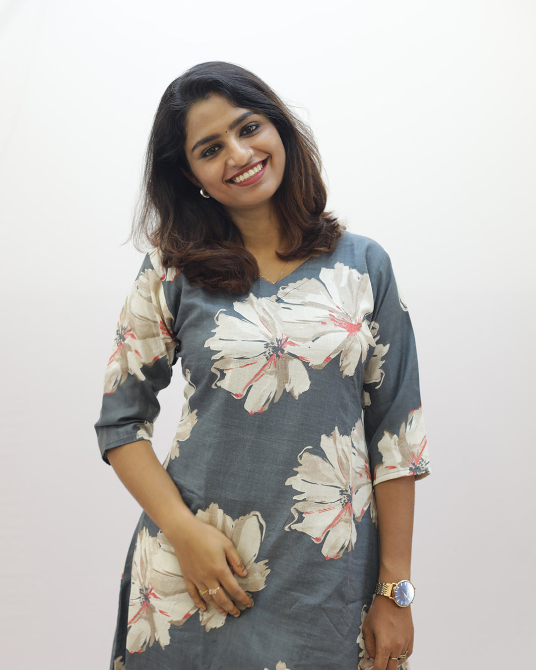 Women's Floral Rayon Co-ord Set - 1479