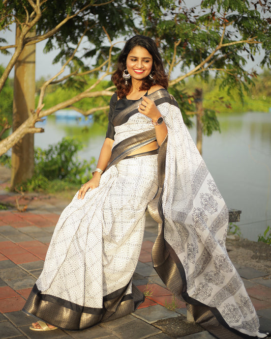 Elegant Casual Wear Saree- 1484