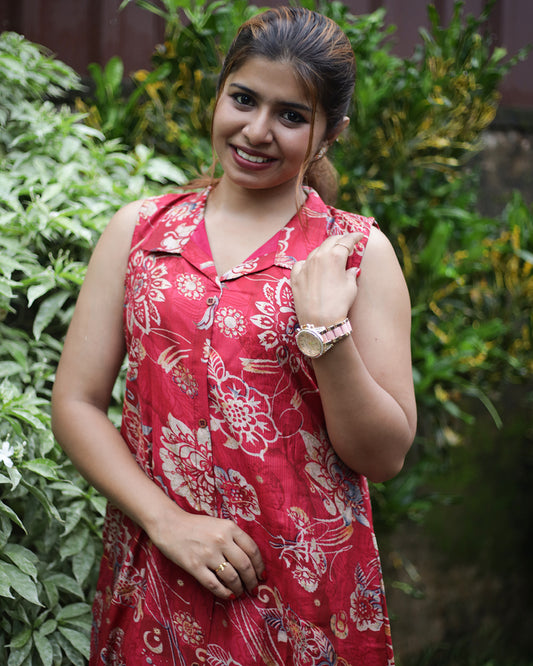 Women’s Printed Coord Set-1476