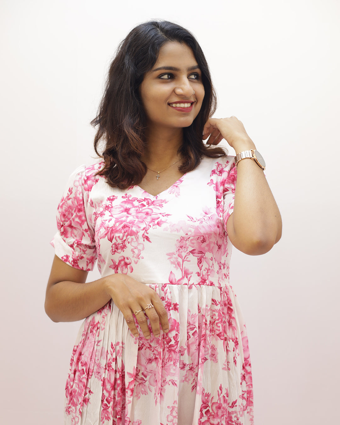 Women's printed Frock - 1481