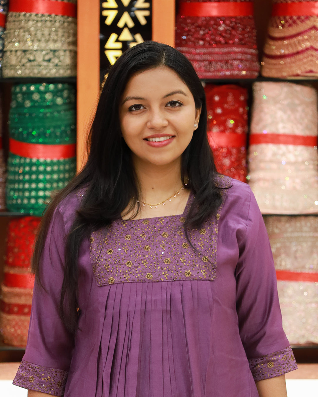 Women's Party-wear Aline Kurti 1247