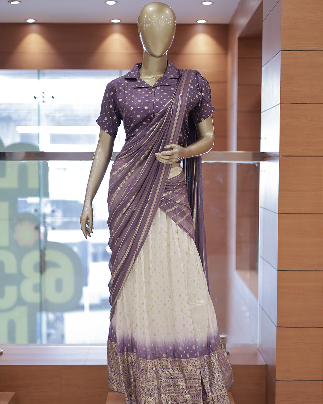Onam Special Dhawani Set – Elegant & Ready to Wear -G322