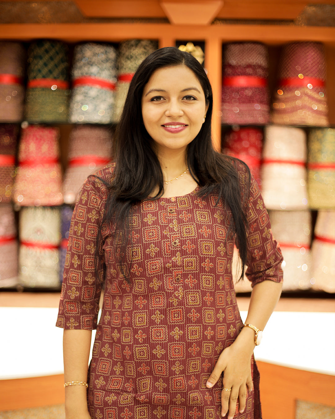 Women's Slited Kurthi- 1240