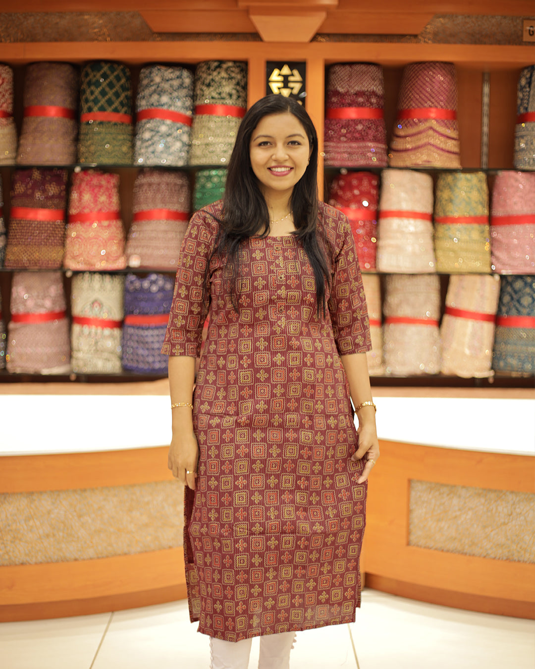 Women's Slited Kurthi- 1240