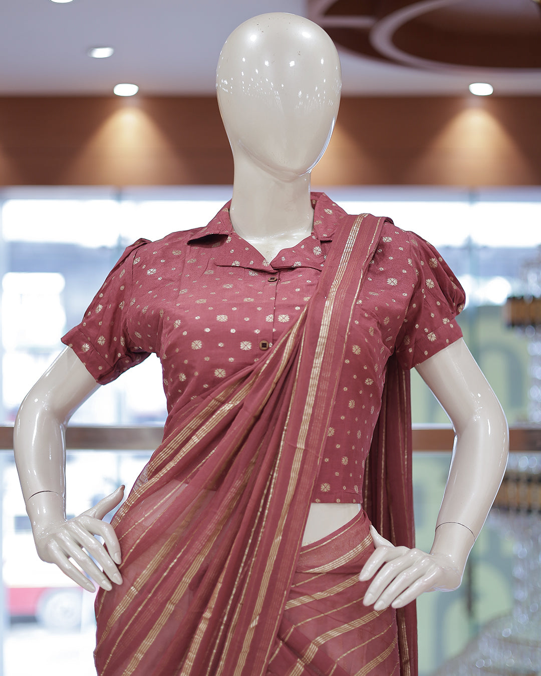 Onam Special Dhawani Set – Elegant & Ready to Wear -G322