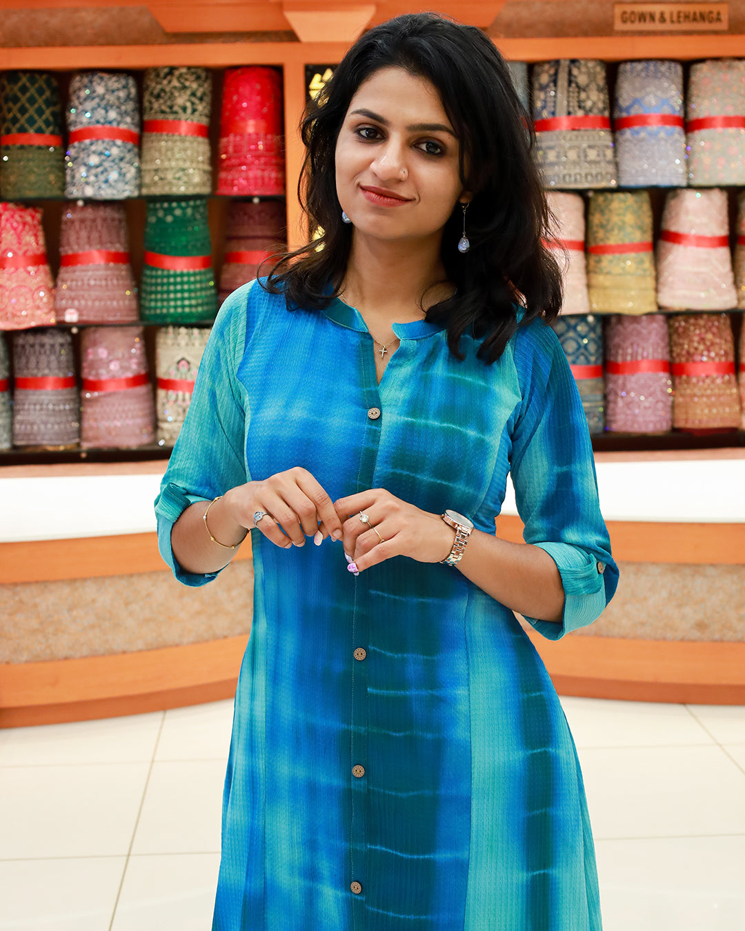 Women's Tie & Dye Aline Kurti - 1232