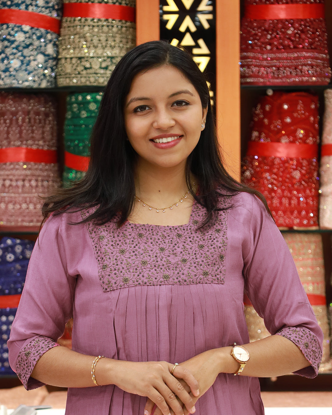 Women's Party-wear Aline Kurti 1247