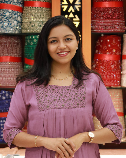 Women's Party-wear Aline Kurti 1247