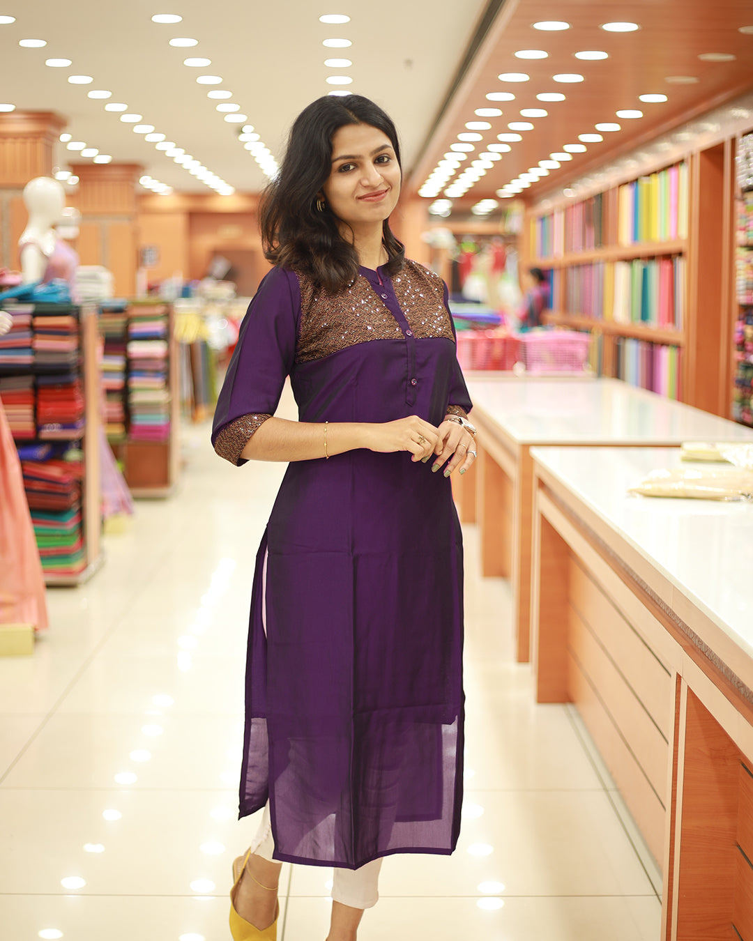 Women's Slited Kurthi- 1260