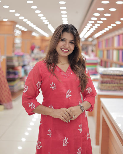 Crush Organza A-Line Top for Women – R503