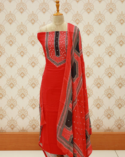 Women's Pakistani Salwar Suit with Chinnon Dupatta - 1277
