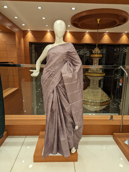 Vichitra Silk Sarees (249) - Single Stripes - 1128