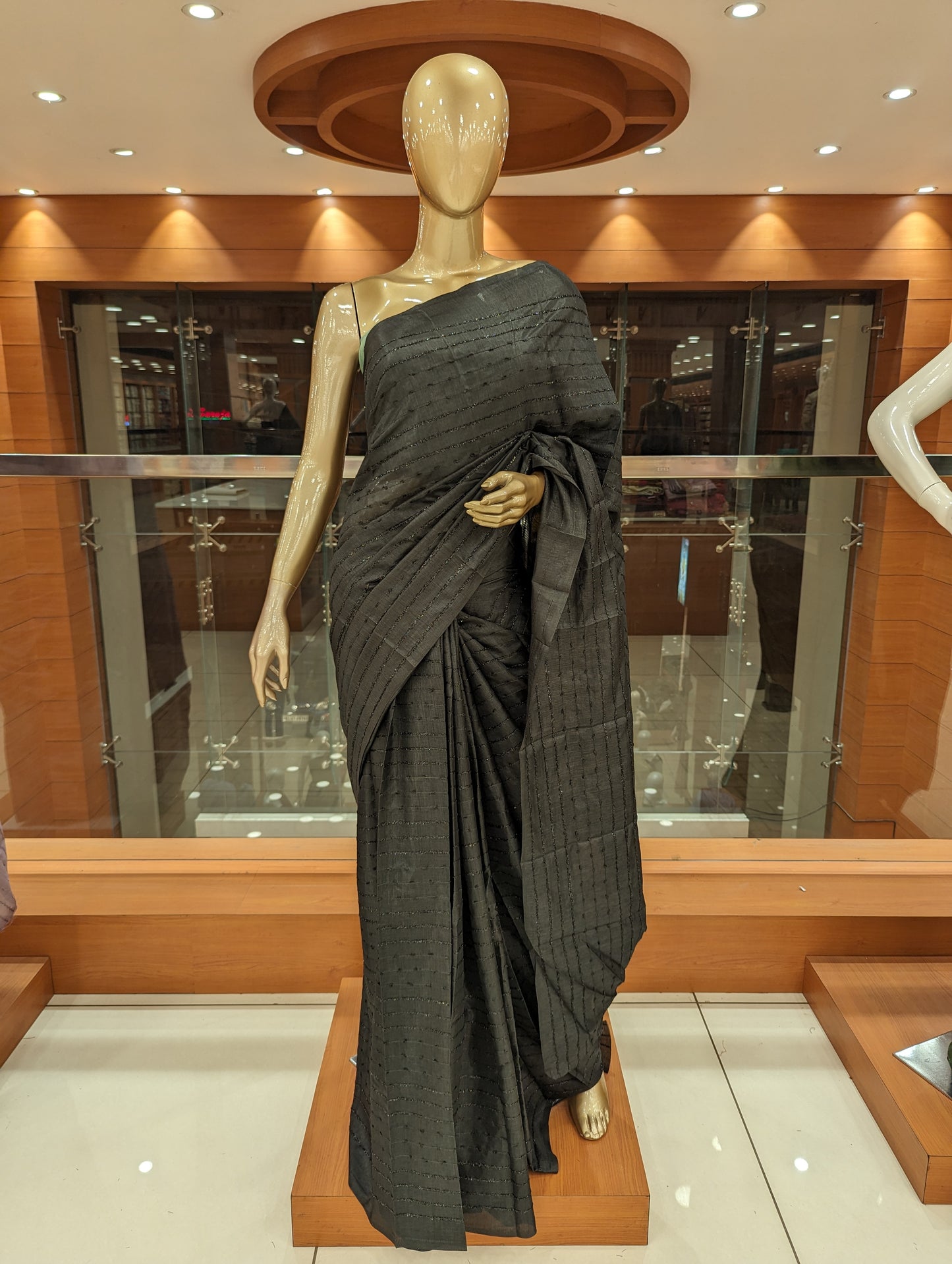 Vichitra Silk Sarees (249) - Single Stripes - 1128