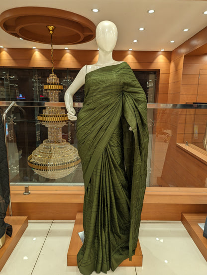 Vichitra Silk Sarees (249) - Single Stripes - 1128
