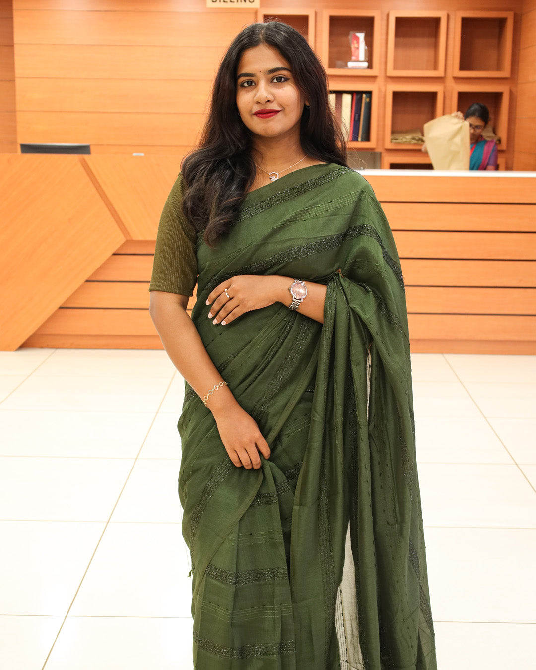 Ready to Wear Vichitra Silk Sarees -RD101
