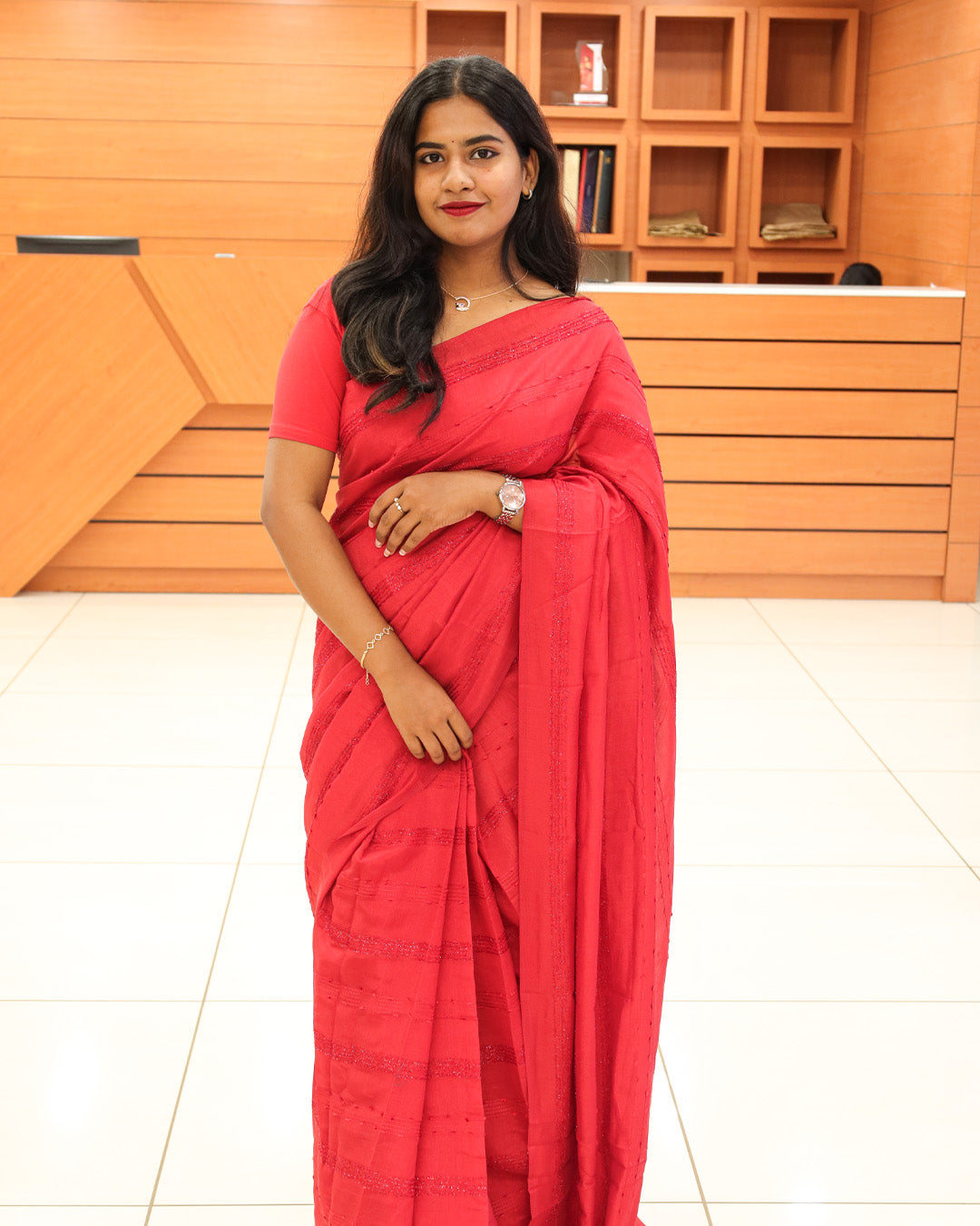 Ready to Wear Vichitra Silk Sarees -RD101