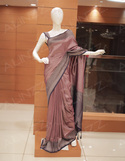 Banarasi Floral Design Saree for Women – R507