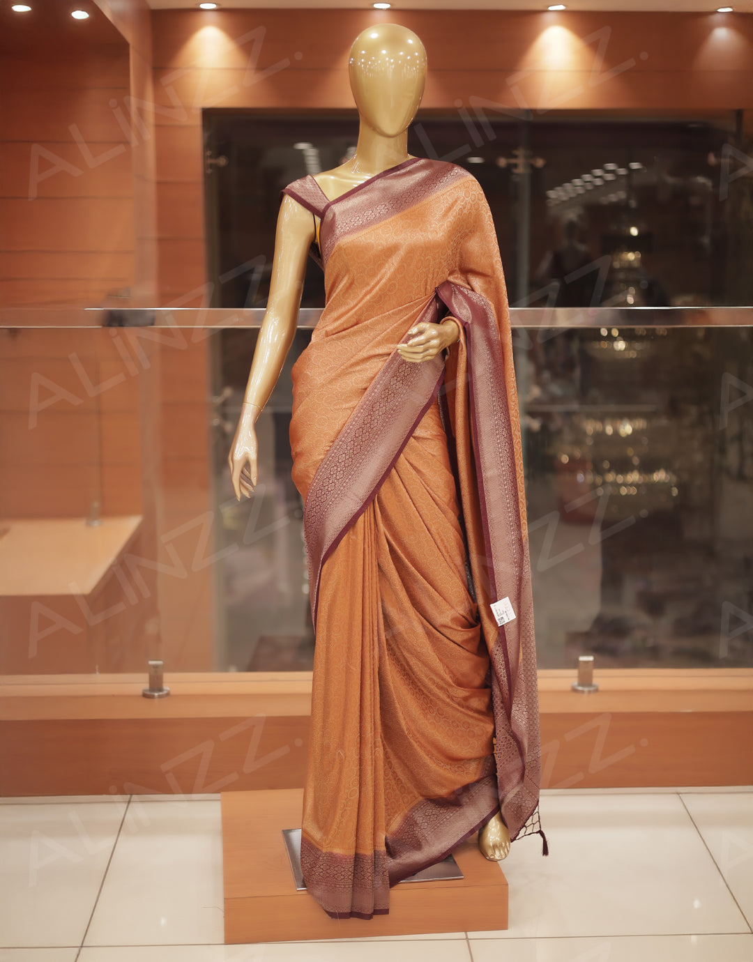 Banarasi Floral Design Saree for Women – R507