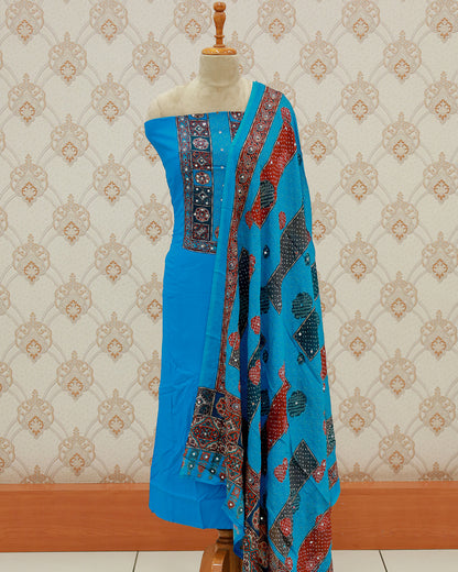 Women's Pakistani Salwar Suit with Chinnon Dupatta - 1277