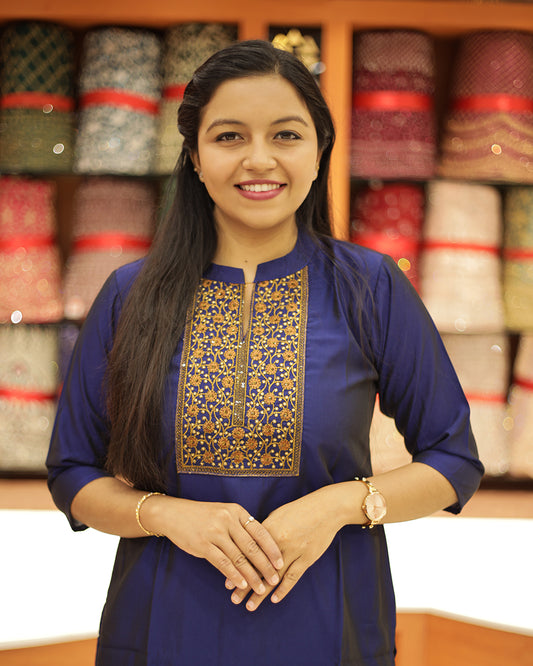 Women's Slited Kurthi- 1245